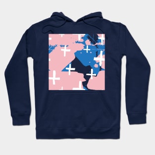 Abstract Lines And Soft Colors Hoodie